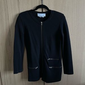 Adrienne Vittadini Wool Zipper Sweater